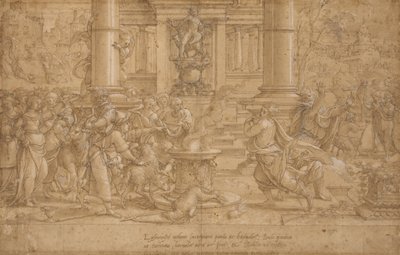 The Sacrifice at Lystra by Pieter Coecke van Aelst